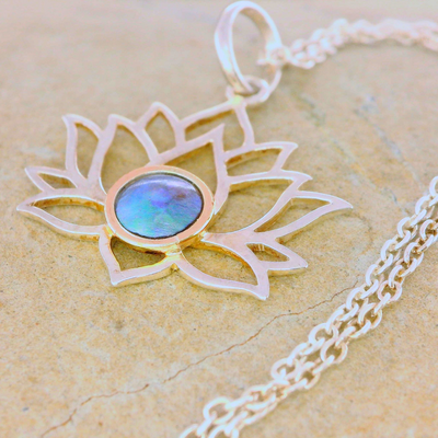 Pearl Lotus Necklace