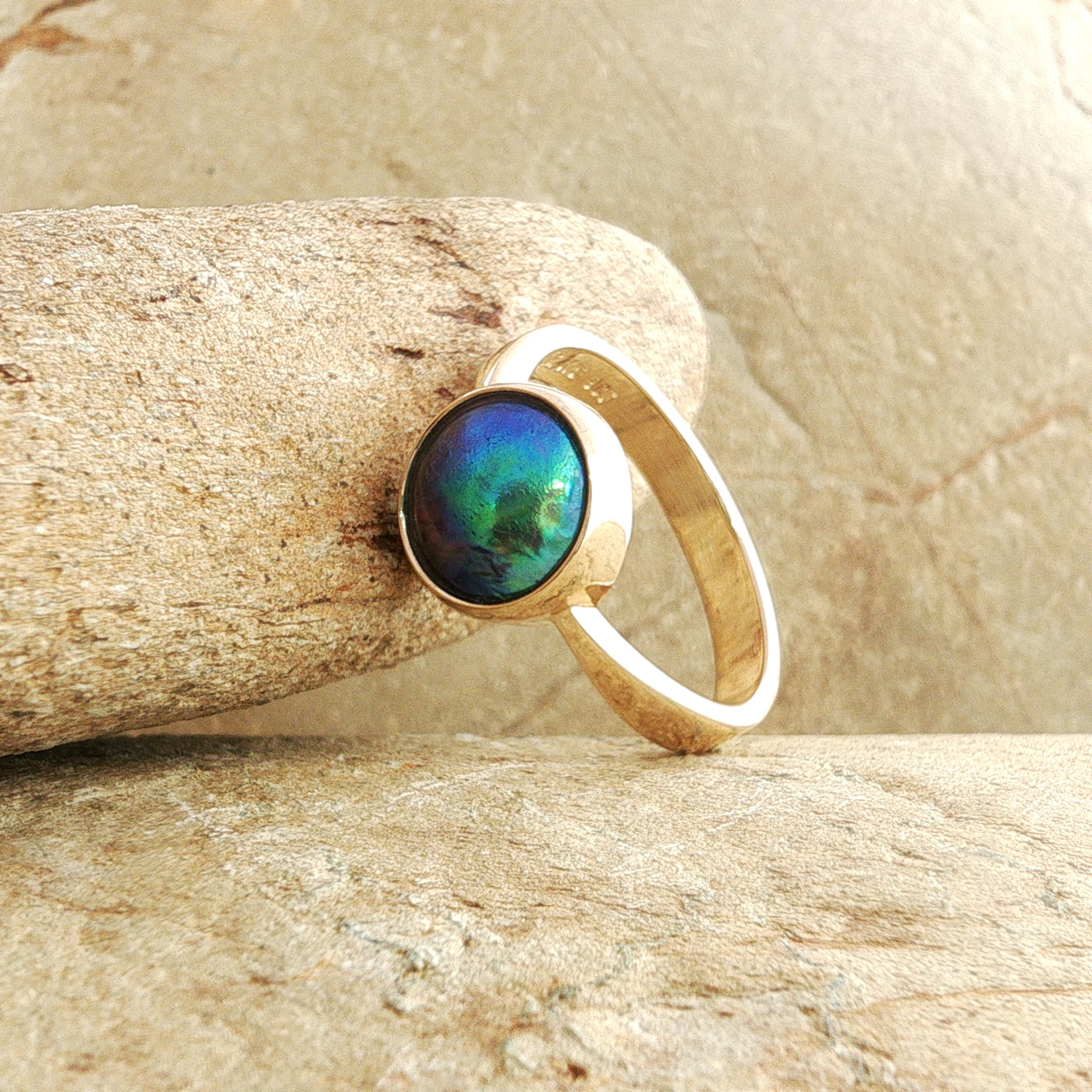 Pearl Neptune Ring - 9ct Yellow Gold