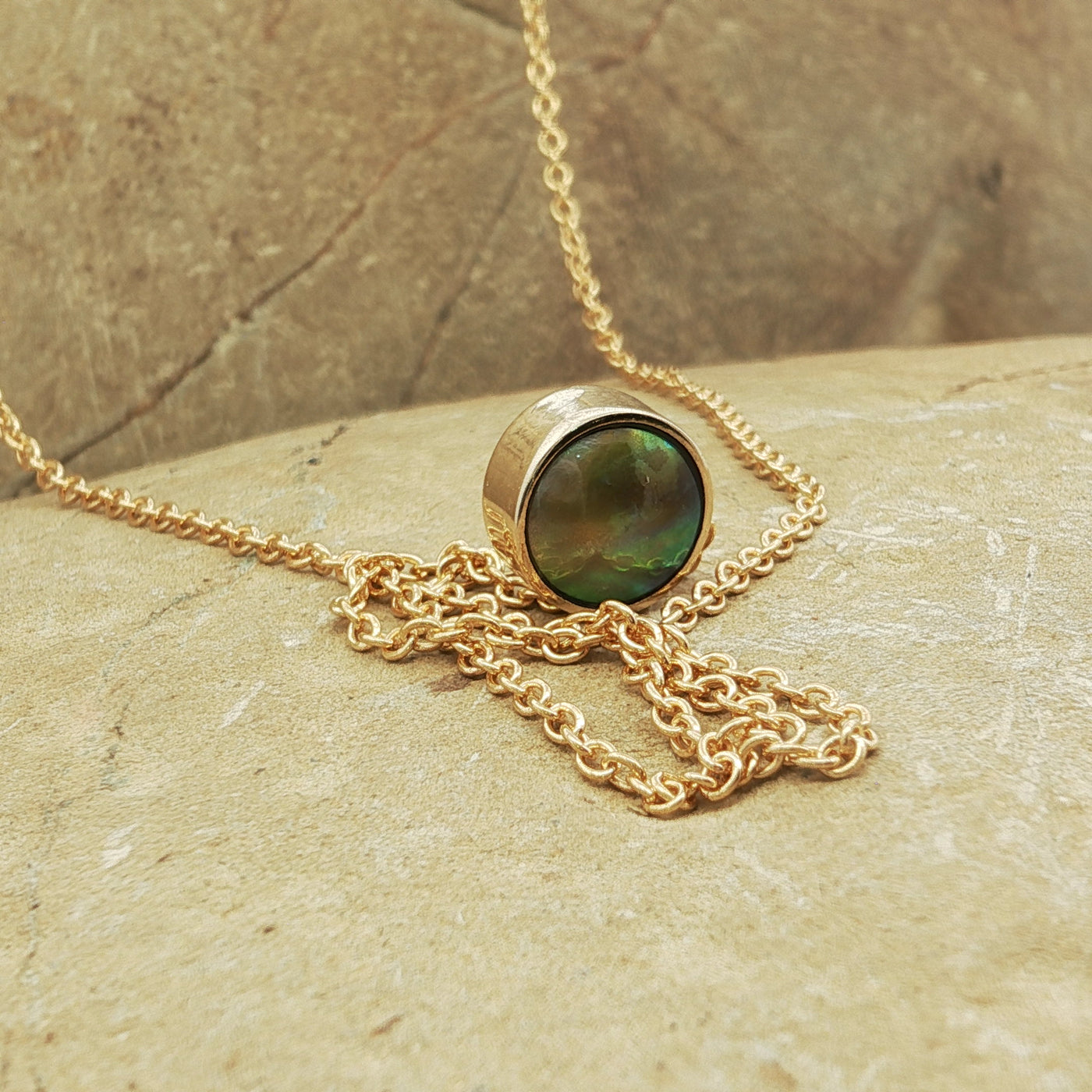 Pearl Moonrise Necklace - 9ct Yellow Gold