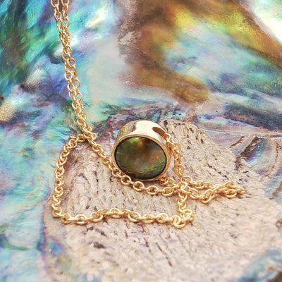 Pearl Moonrise Necklace - 9ct Yellow Gold