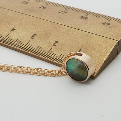 Pearl Moonrise Necklace - 9ct Yellow Gold