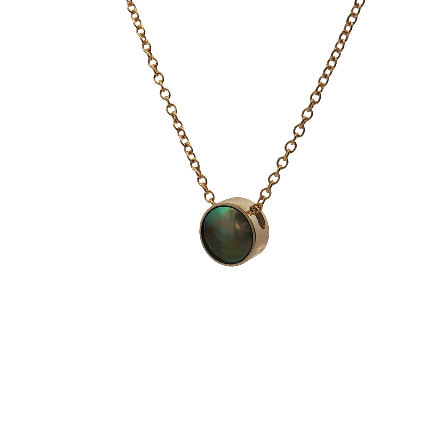 Pearl Moonrise Necklace - 9ct Yellow Gold
