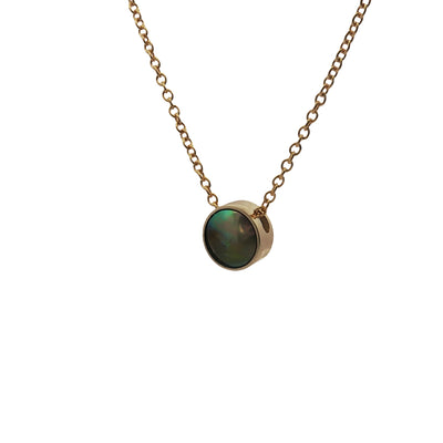 Pearl Moonrise Necklace - 9ct Yellow Gold