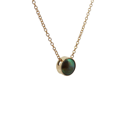 Pearl Moonrise Necklace - 9ct Yellow Gold