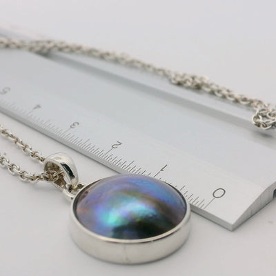 12. Pearl Maxi Round Necklace - December Aurora Pearl