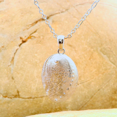 Pearl Paua Shell Necklace - Small