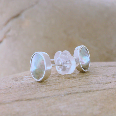 4. Pearl Studs Earrings - April Glacier Pearl