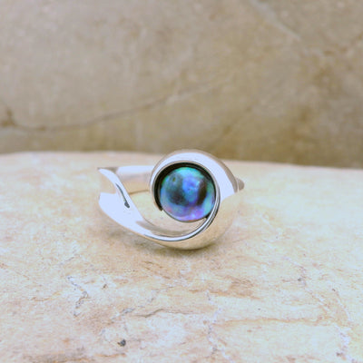 Pearl Athena Ring - White Gold