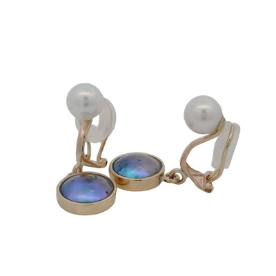 Pearl Clip-On Ann Earrings - 9ct