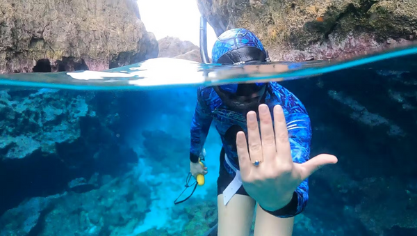 Paua Pearl Ring from Arapawa Blue Pearls