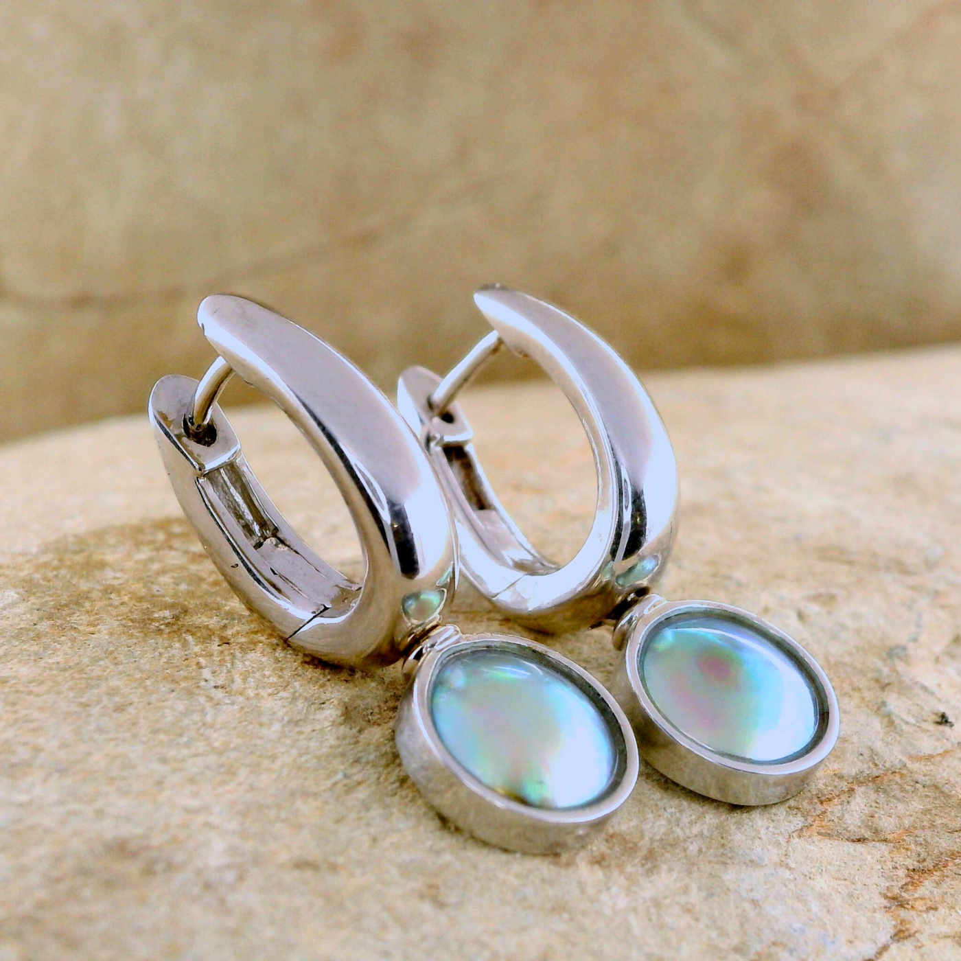 Pearl Torea Earrings - Oval