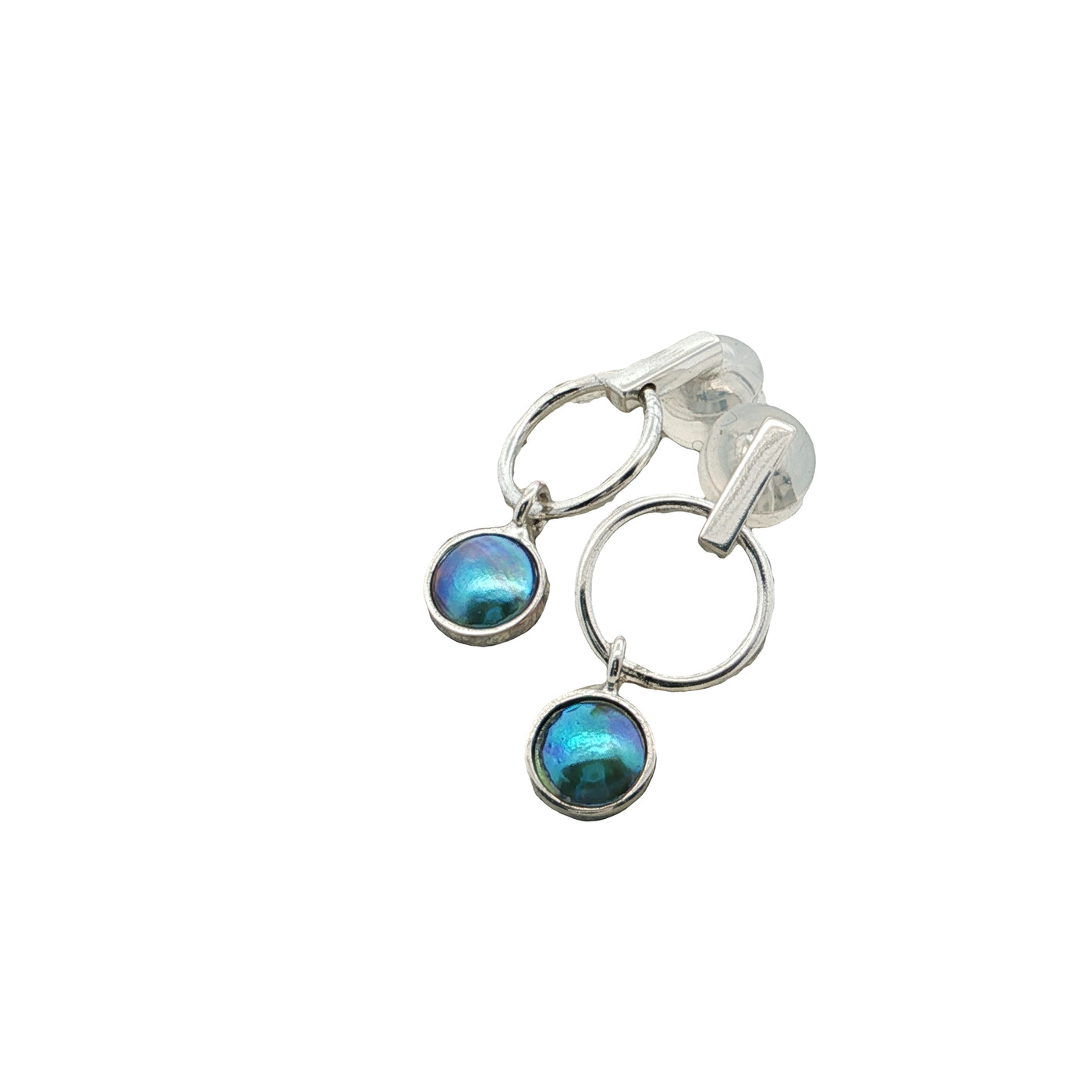Pearl Bubble Sterling Silver Earrings