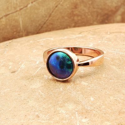 Pearl Neptune Ring 9ct Rose Gold