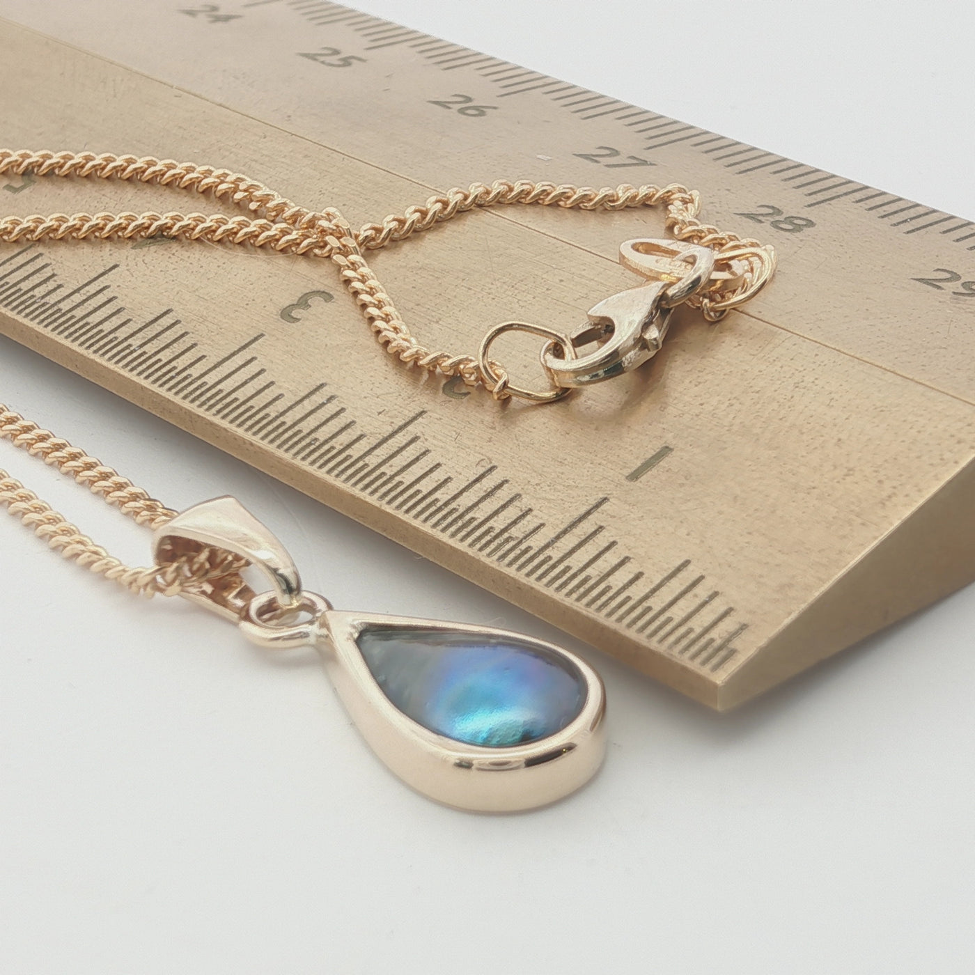 Pearl Ocean Kiss Necklace - 9ct Gold
