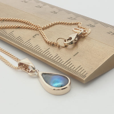 Pearl Ocean Kiss Necklace - 9ct Gold