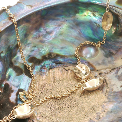 Haliotis Cascade Necklace 9ct
