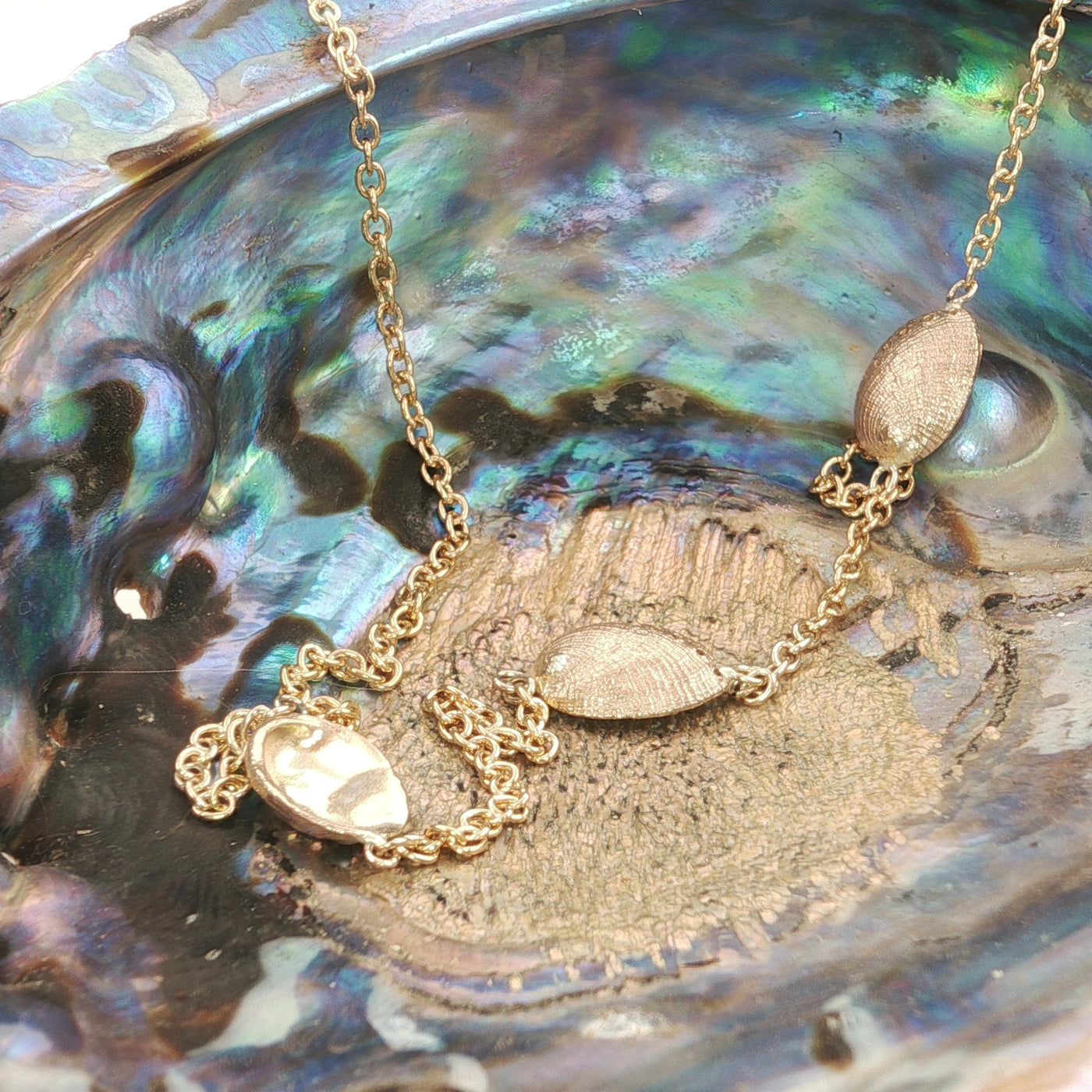 Haliotis Cascade Necklace 9ct