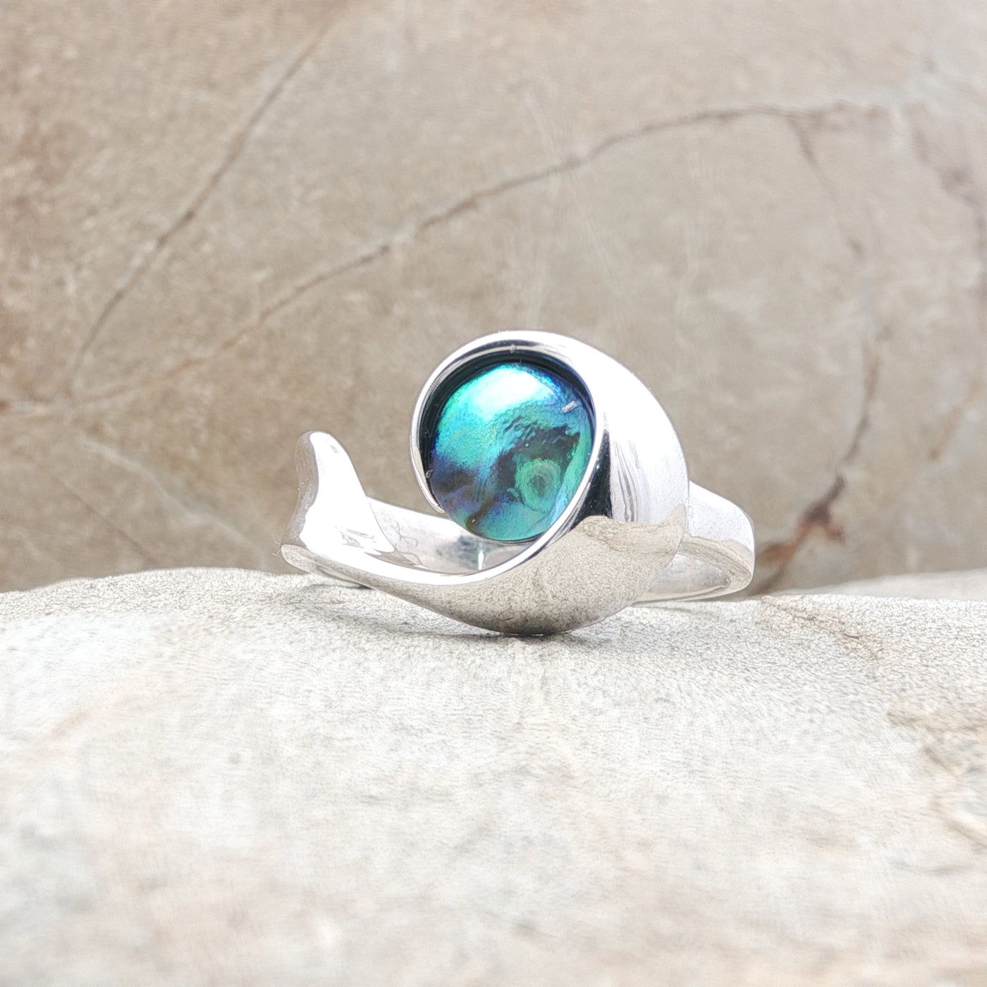 Birth Pearl Athena Ring - Sterling Silver