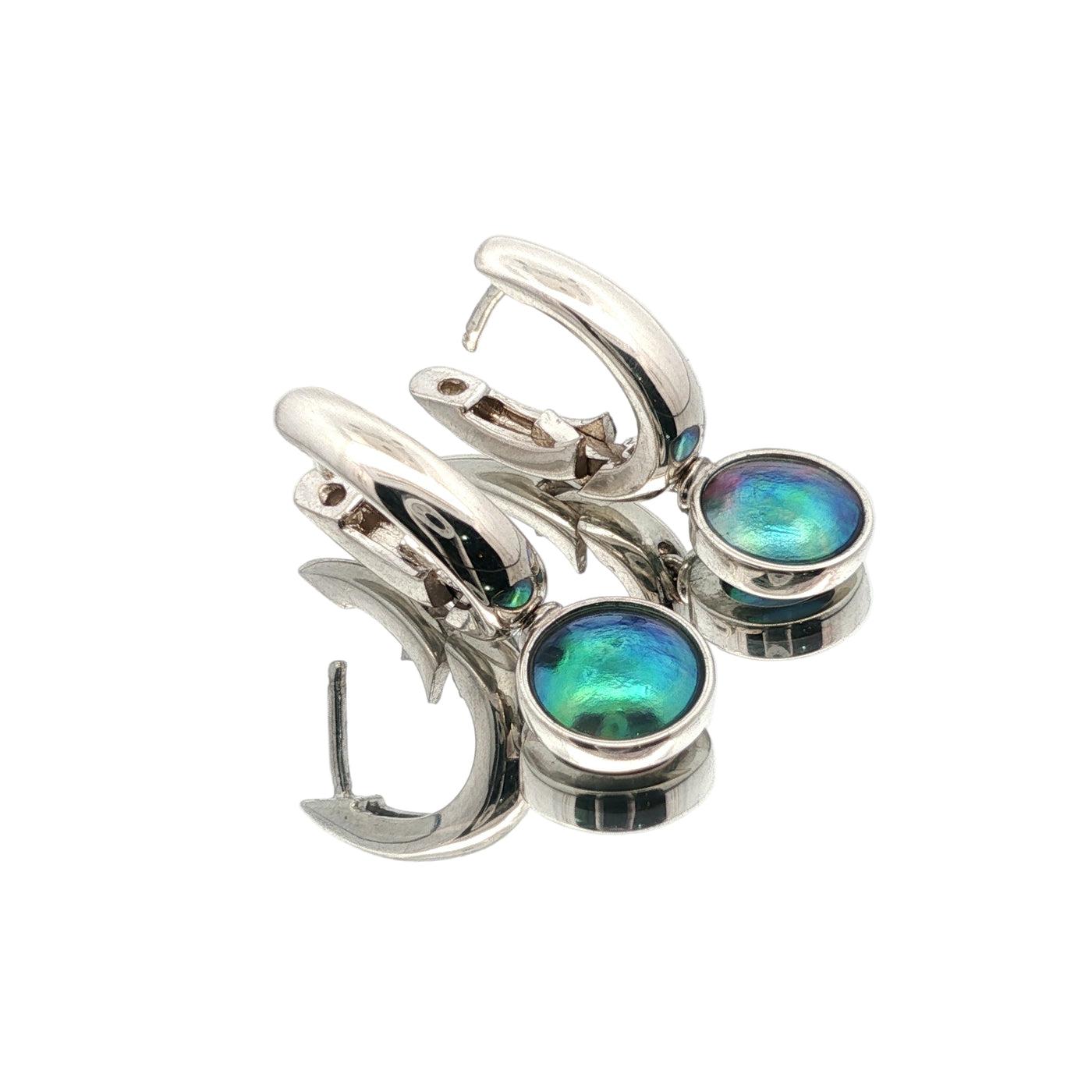 Birth Pearl Torea Oval Earring - Sterling Silver