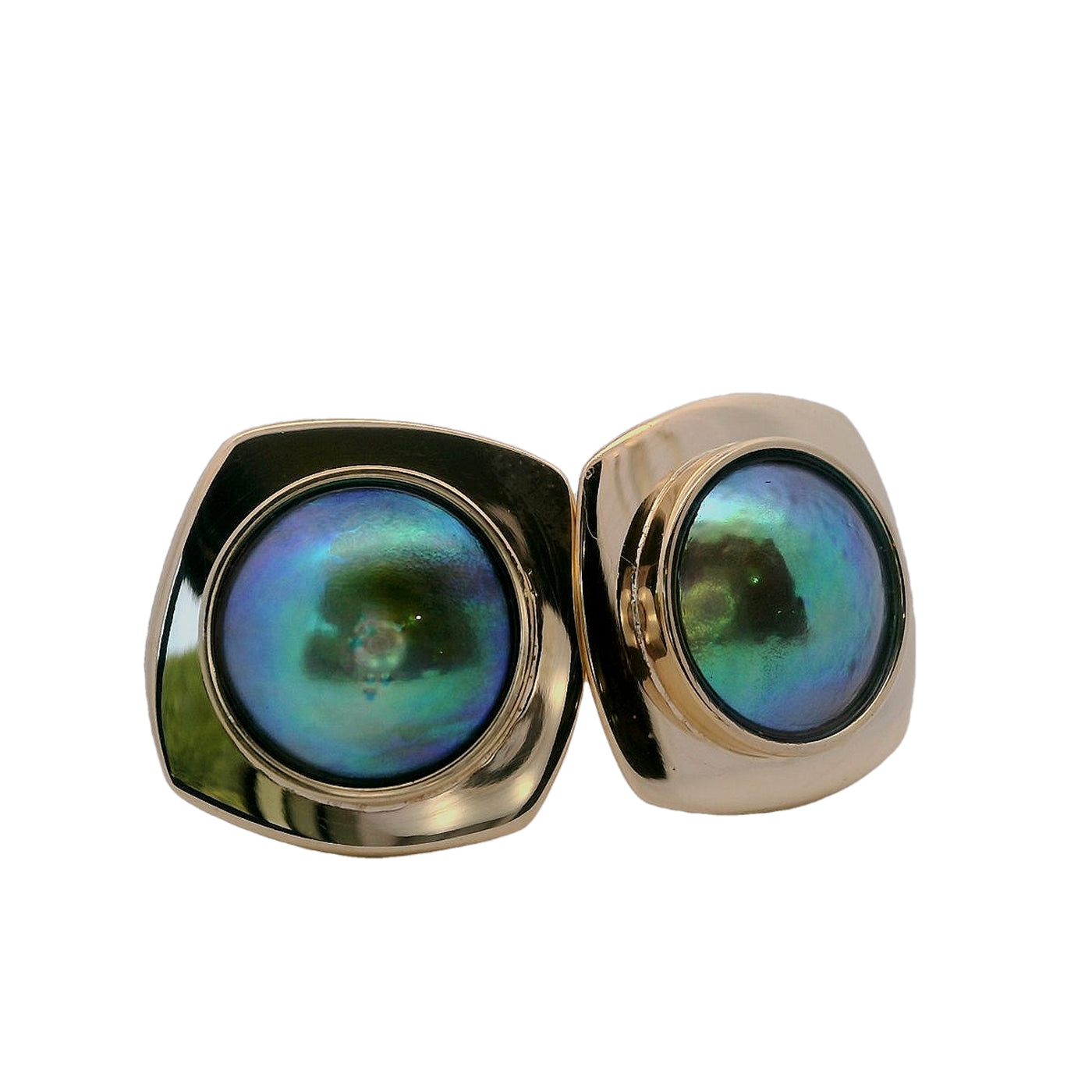 Pearl Mystery Cufflinks - 9ct Gold