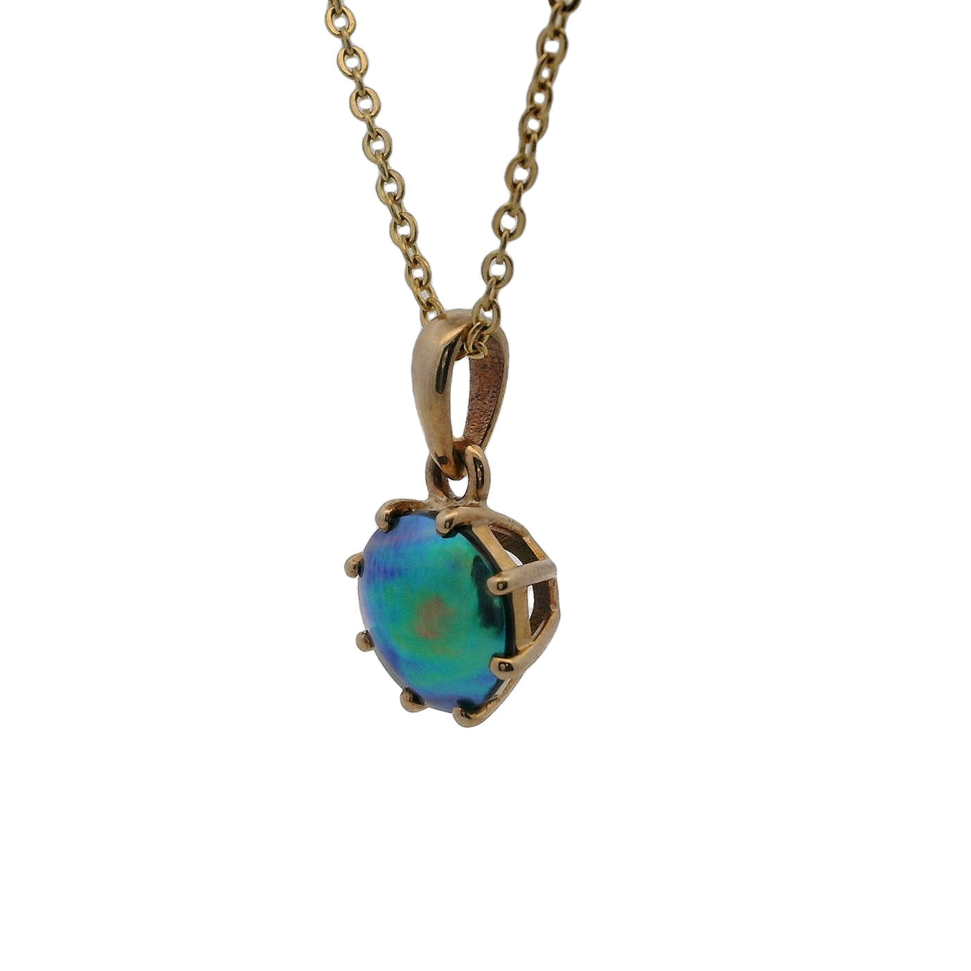 10. Pearl Nebular Necklace - October Rainbow Pearl