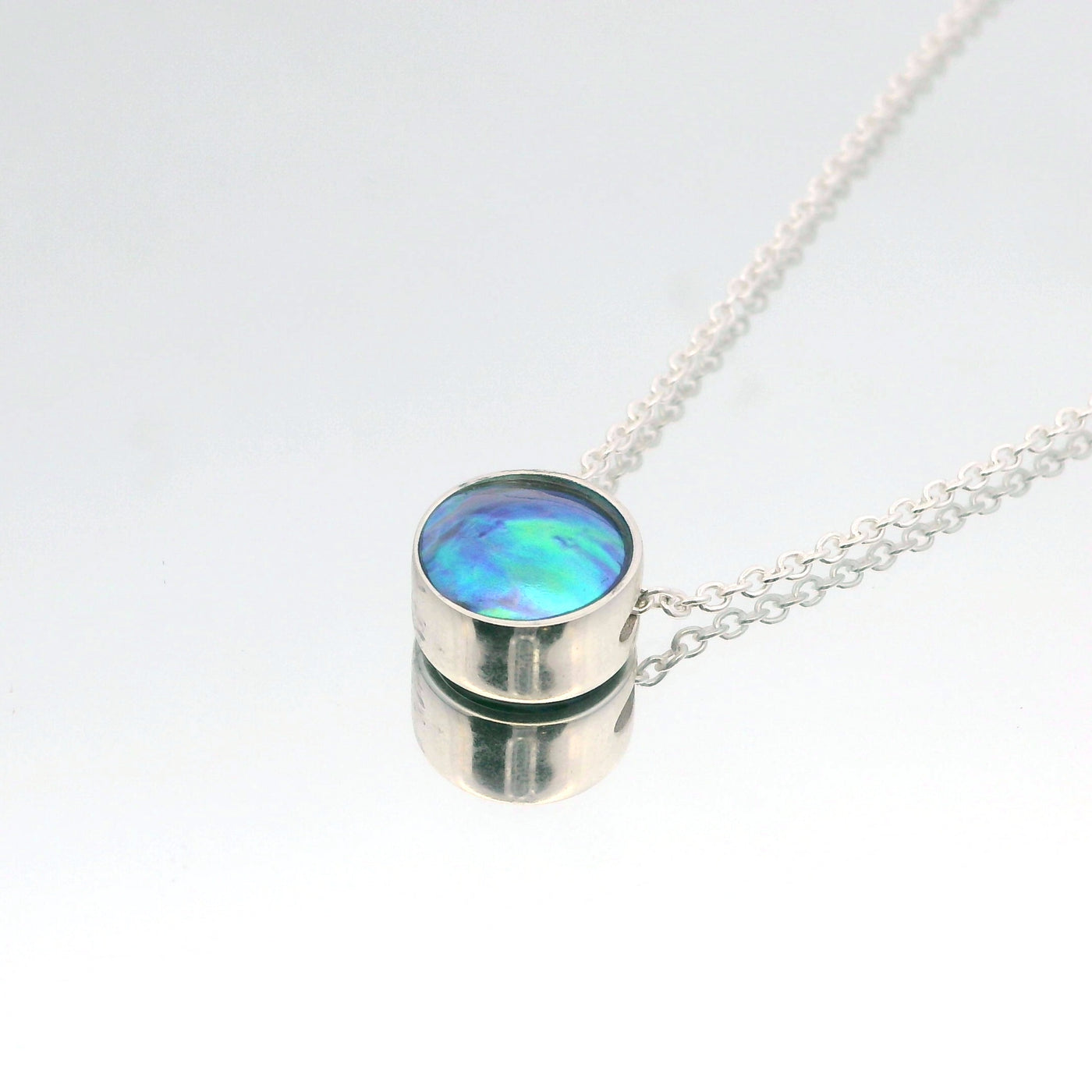 Pearl Eclipse Moon Necklace - STG