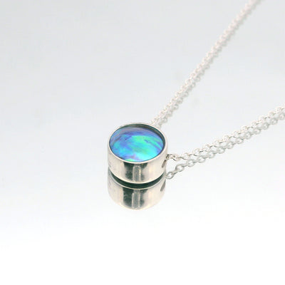 Pearl Eclipse Moon Necklace - STG