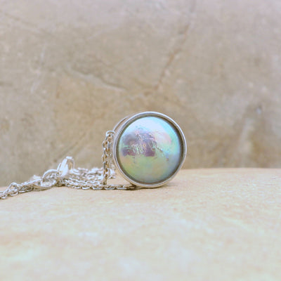 4. Pearl Sunrise Necklace - April Glacier Pearl