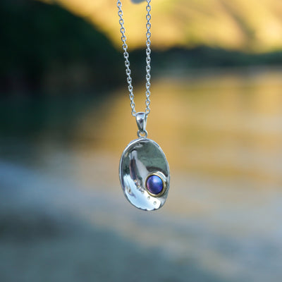 Pearl Paua Shell Necklace