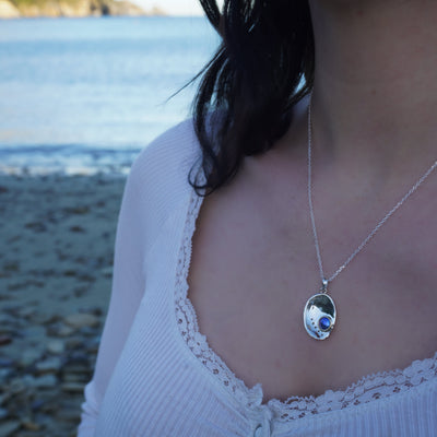 Pearl Paua Shell Necklace