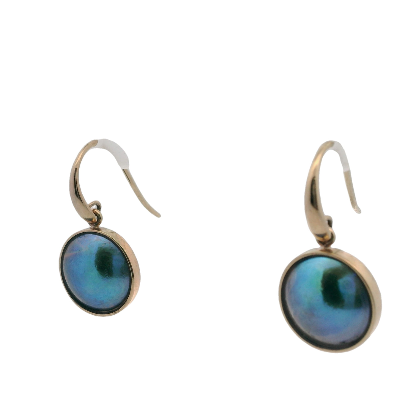 3. Pearl Charming Hook Earrings 9ct - March Aqua Pearl