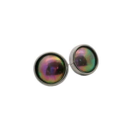 8. Pearl Stud Earrings STG - August Blush Pearl