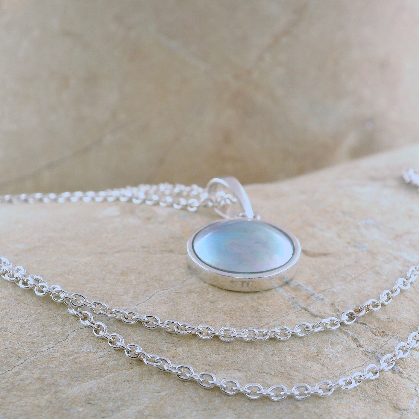 4. Pearl Maxi Round Necklace - April Glacier Pearl