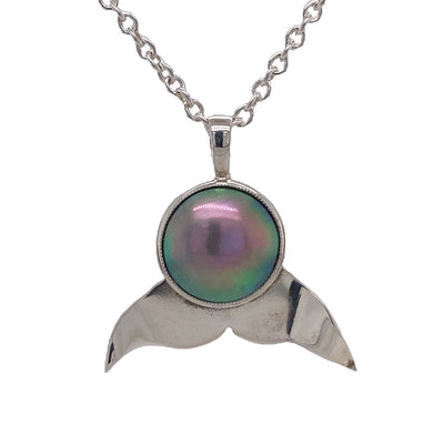 Pearl Whale Tail Necklace