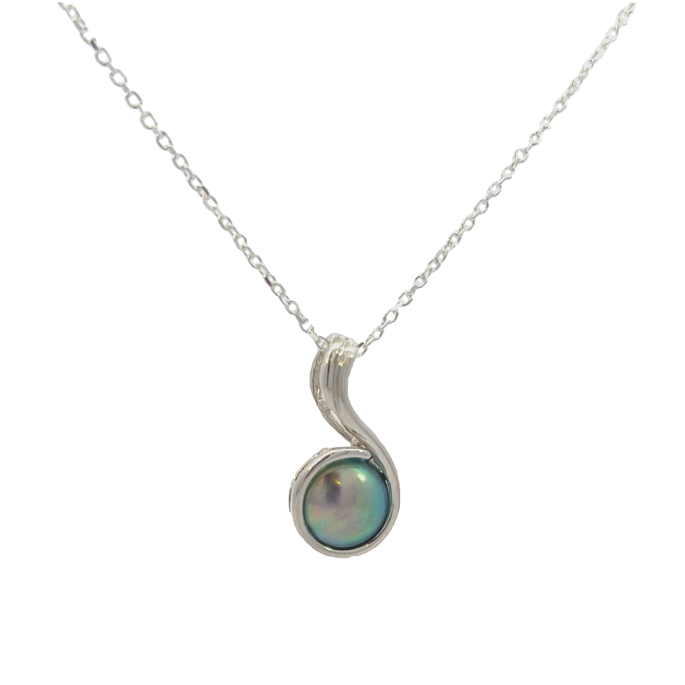 Pearl Music Note Necklace - STG
