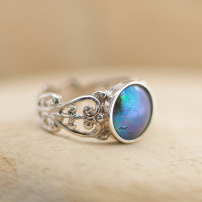 Pearl Silver Fern Ring